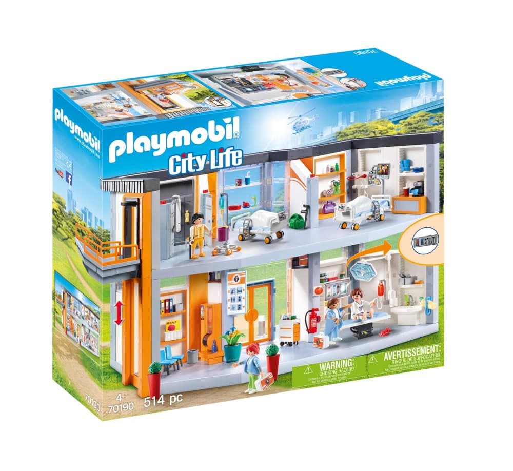 Playmobil® City life Stort sjukhus med möbler 70190