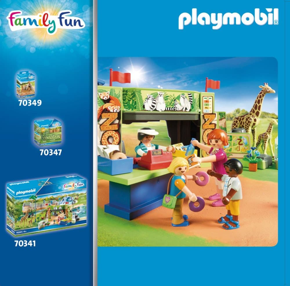 Playmobil® Family Fun Två zebror med unge 70356