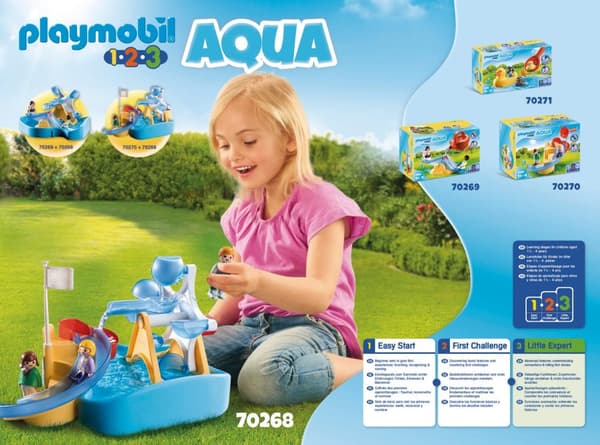 Playmobil® 1.2.3 Vattenhjul med karusell 70268