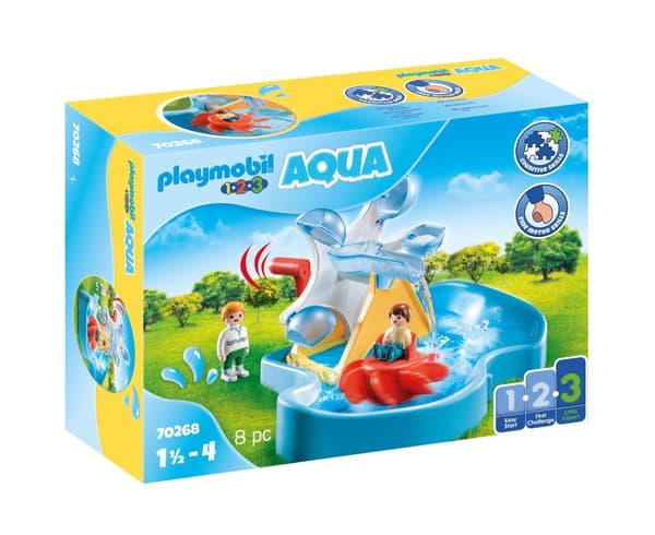 Playmobil® 1.2.3 Vattenhjul med karusell 70268