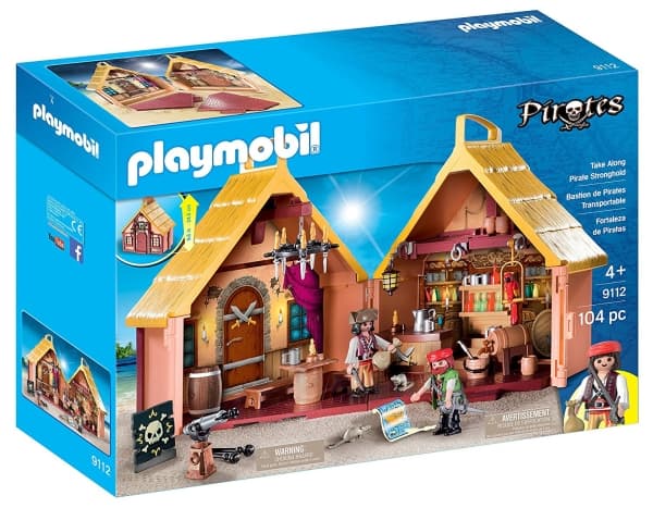 Playmobil Pirates Take Along Pirate Stronghold, Action/ Eventyr, 4 år, Gutt, Flerfarget, Innendørs, Mennesker