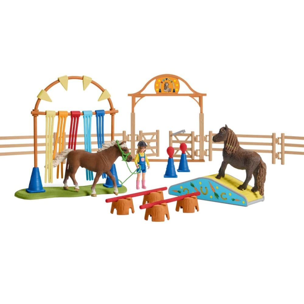 Schleich, Ponny Agility Set