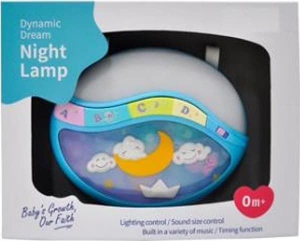Askato Blue music box for a cot in a box