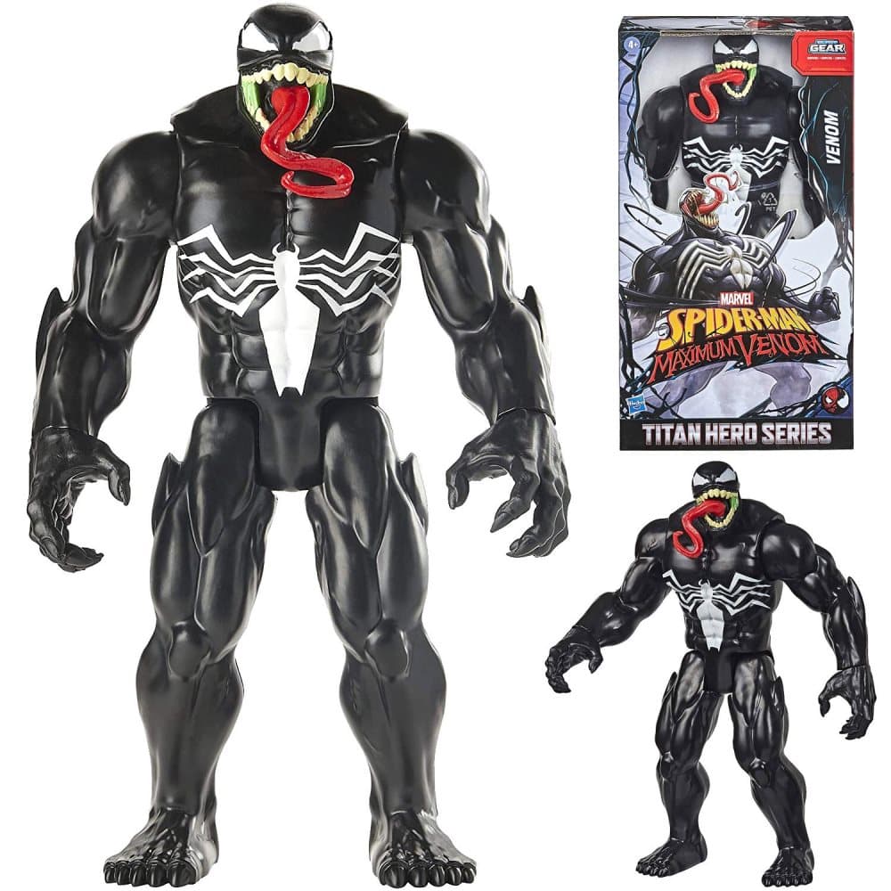 Spider-Man Deluxe Maximum Venom 30cm Figur With Blast Gear Port