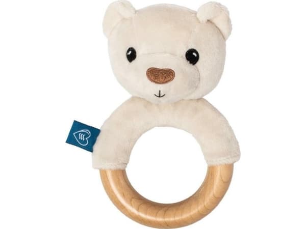 Whisbear Whisbear Eco teether drawenia Bjørn hvit