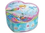 Pulio Pecoware Heart-sha ped music box - Mermaid