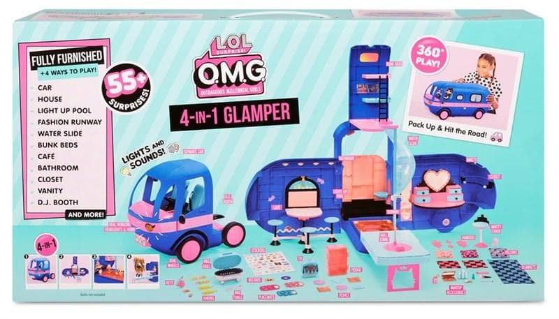 Electric Blue for sale online LOL Surprise OMG 4-in-1 Glamper