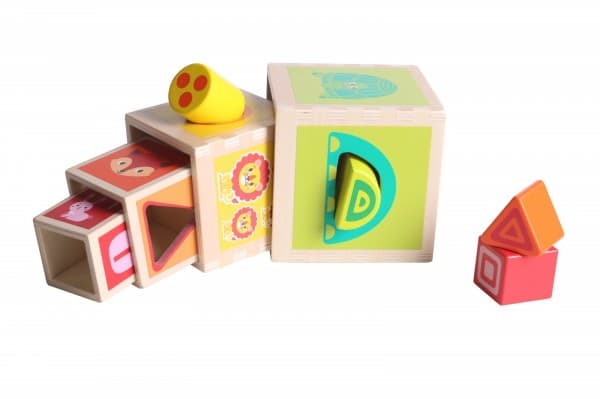 iWood Animal Puzzle Box Set Wooden