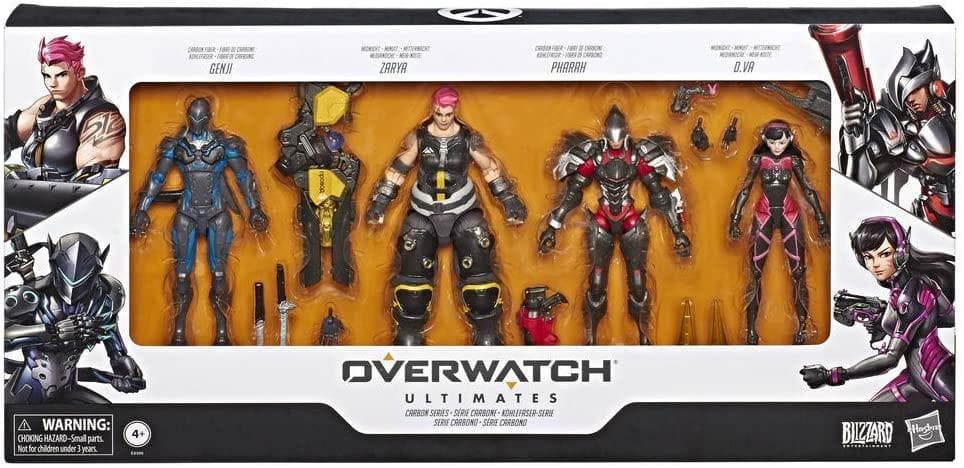 4-Pack Overwatch Ultimates Carbon Series Action Figure 20cm