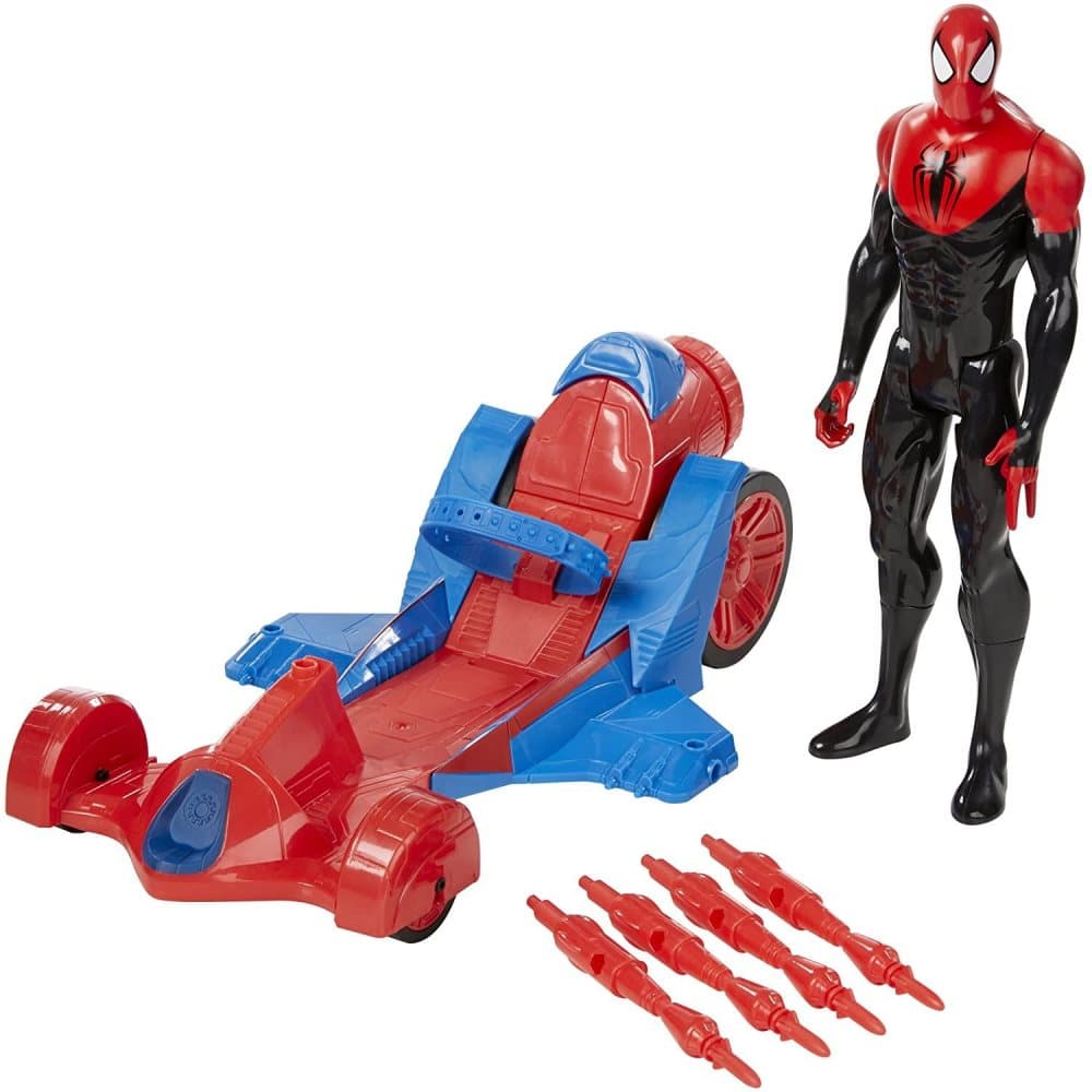 Marvel Spider-Man Titan Hero Figure Spiderman With Turbo Racer