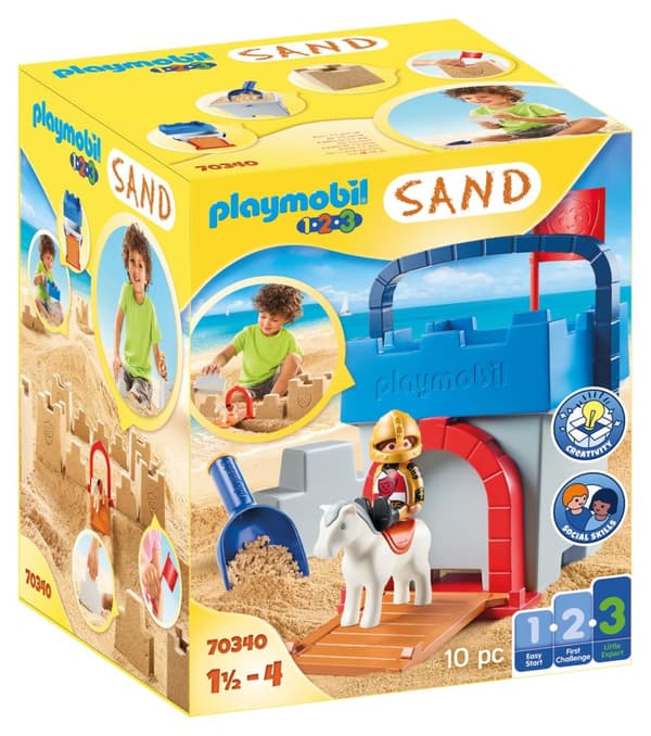 Playmobil® 1.2.3 Kreativt set "Sandborg" 70340