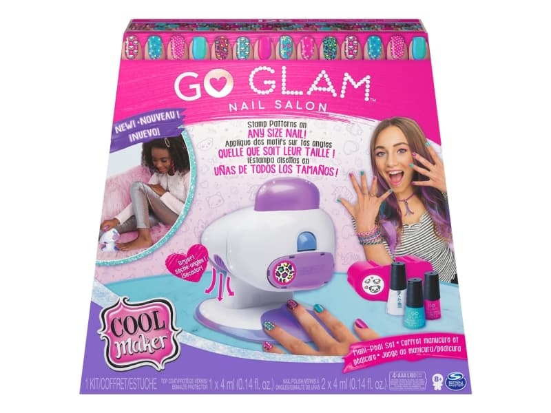 Cool Maker GO GLAM Nail Stamper Salon for Manicures and Pedicures, Manicure set, Flicka, 8 År, 14 År, Multifärg, Kina