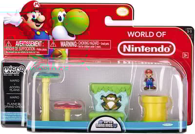 Super Mario 3-Pack Micro Land Figure And Land Pack