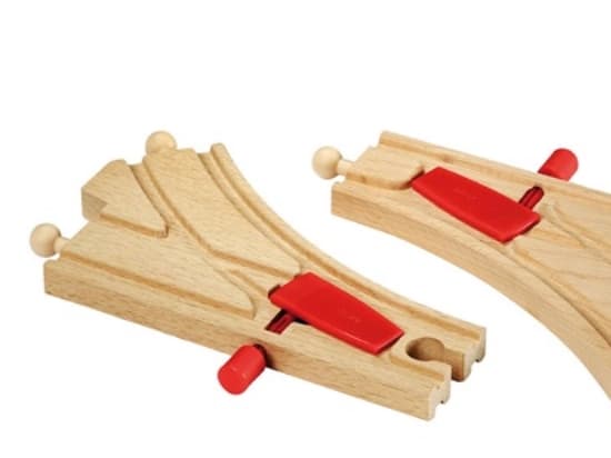 BRIO 33344, Spår, Röd, 3 År, 2 styck, BRIO, 160 mm