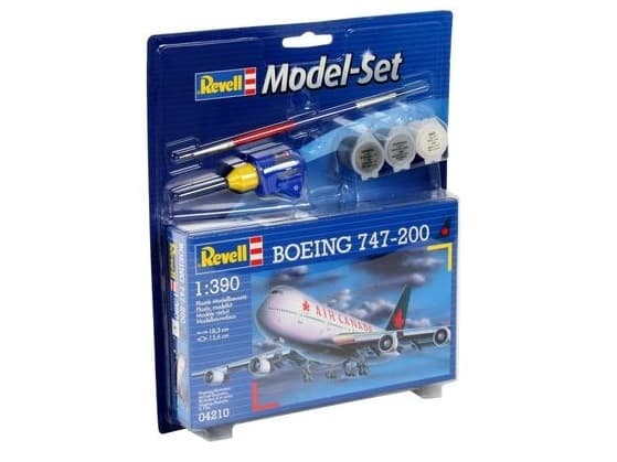 Revell Boeing 747-200, 1:390, Monteringssats, Flygplan med fast vinge, Passagerarflygplan, Boeing 747, Plast
