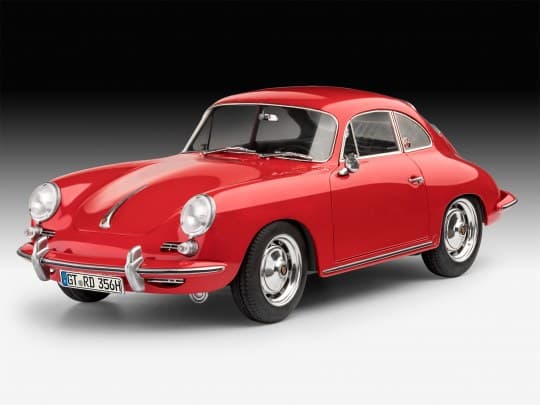 Revell 07679, Monteringssats, Modellveteranbil, 1:16, Porsche 356 Coupe, 127 styck, 10 År