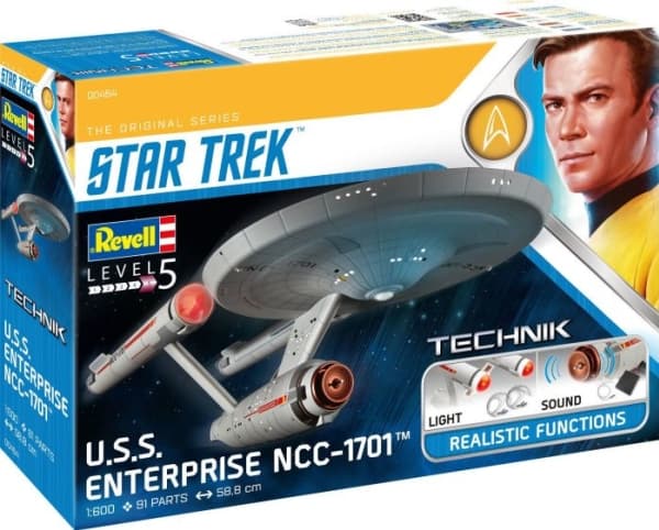 Science Fiction byggesæt Revell USS Enterprise NCC-1701 00454 1:600