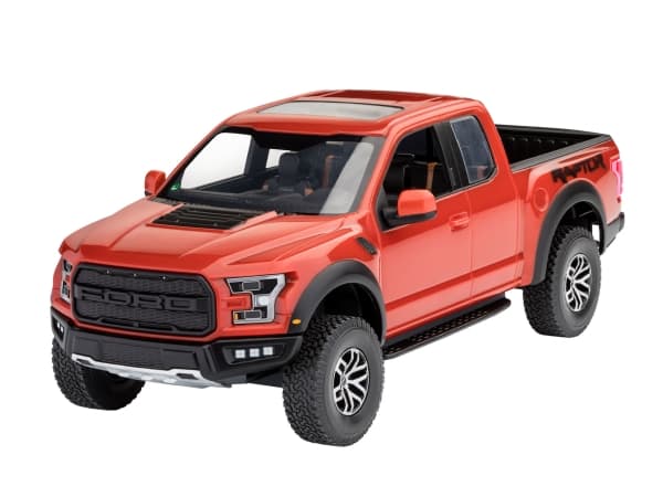 Revell Ford F-150 Raptor, Modellbil, 10 År, Svart, Grå, Röd, 98 mm, 224 mm, 88 mm