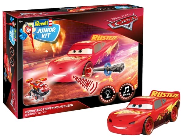 Revell Lightning McQueen Crazy 8 Race, Multifärg, Bil, 4 År, Cars, Lightning McQueen, 45 styck
