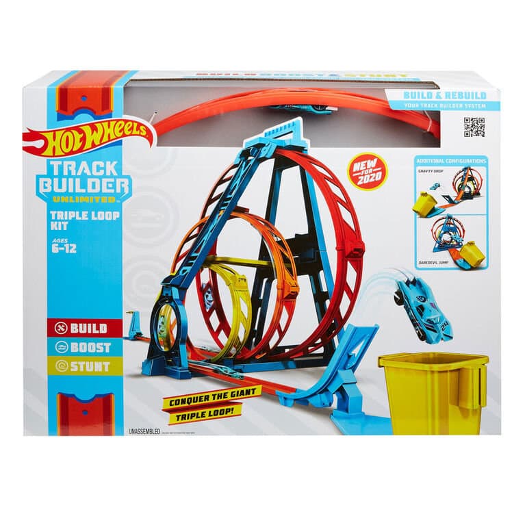 Hot Wheels Track Builder Triple Loop Kit