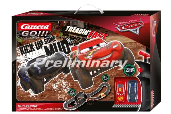 Carrera Mud Racing Cars, Carrera, Plastikk, Svart, Rød, Gult, Gutt, 6 år, Innendørs