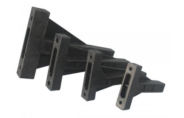Engine mount, black plastic 3c cm