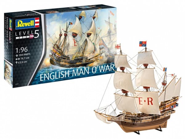 Modelskib byggesæt Revell English Man OWar 05429 1:96