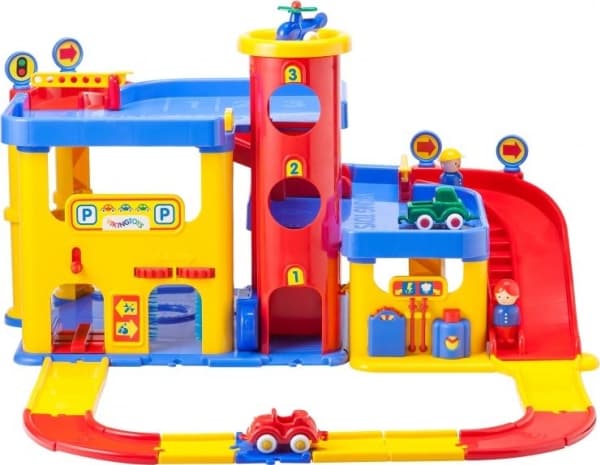 Viking Toys Viking City Garage - Parking 2nd floor with stairs