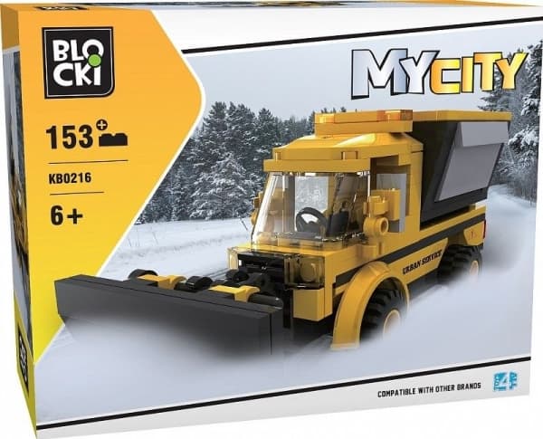 Blocks Blocks MyCity 153 Elements Snow plow