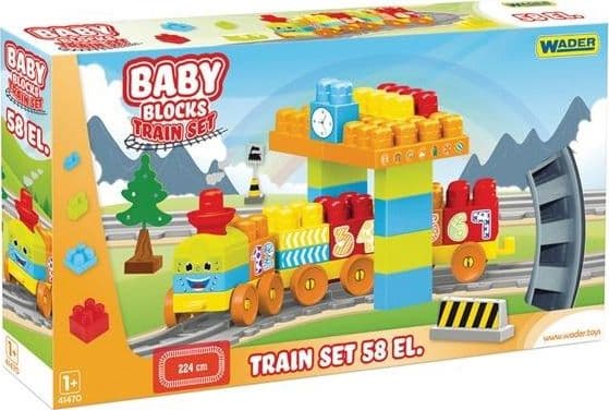 Wader Baby Blocks Queue 58 pieces (41470)