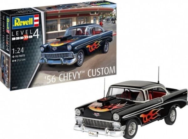 Revell Plastic model Car 1/24 56 Chevy Custom