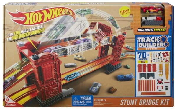 Mattel Hot Wheels Stunt Bridge Kit, Hot Wheels, Plastikk, Flerfarget, Gutt, 5 år, Not for children under 36 months