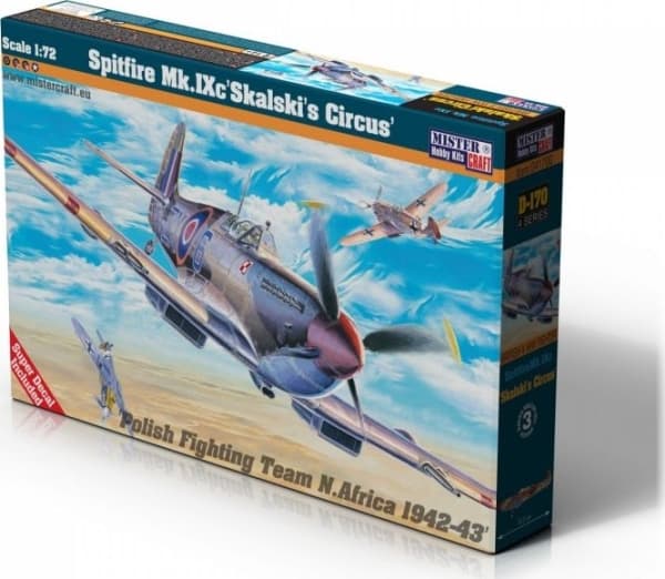 MisterCraft MCD170 1:72 Spitfire Mk.IXc Skalskis Circus, Multi