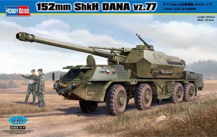 Hobby Boss taisteluajoneuvo 152mm ShkH DANA vz.77 (85501)