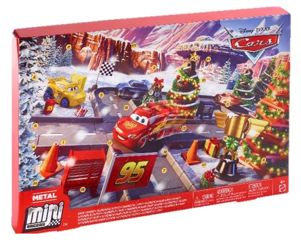 Disney Pixar Cars mini-biler Julekalender - 24 låger