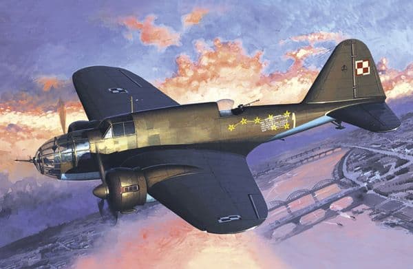 Olymp Aircraft Model samolotu D-06 PLZ P-37A Łoś I (D-06)