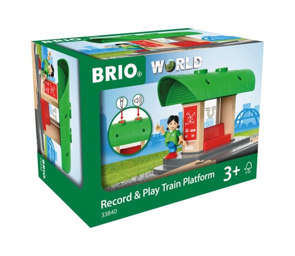 Brio Record & Play Tågstation