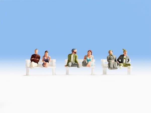 NOCH Passengers, Figurer, NOCH, 6 stykker, Flerfarget, HO (1:87), 20 g