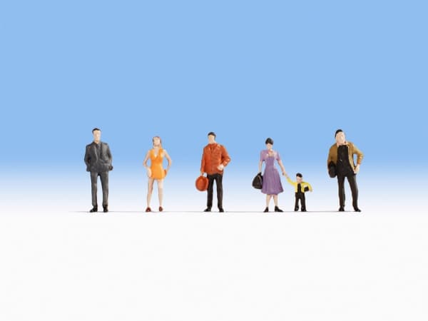 NOCH 38101, Figures, NOCH, 6 styck, Multifärg