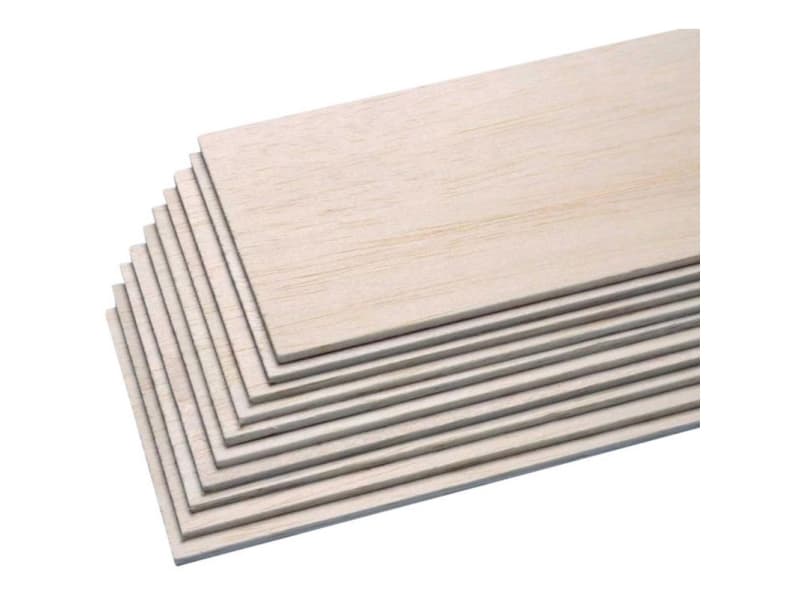 Pichler C6445 Balsa-bræt (L x B x H) 1000 x 100 x 5 mm 10 stk