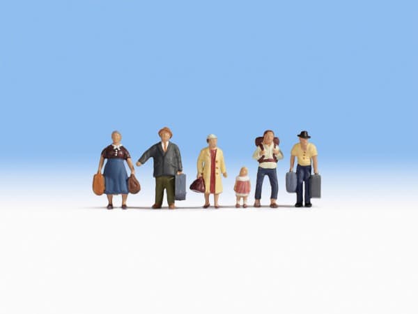 NOCH Passengers, Figurer, NOCH, 6 styck, Multifärg, N (1:160), 1 g