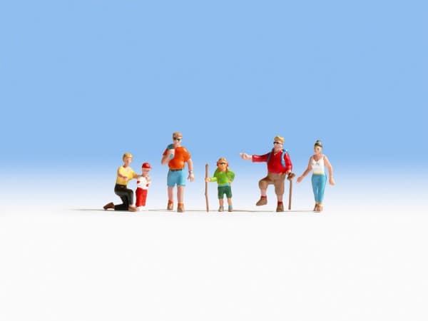 NOCH Wanderers, Figurer, NOCH, 6 styck, Multifärg, HO (1:87), 20 g
