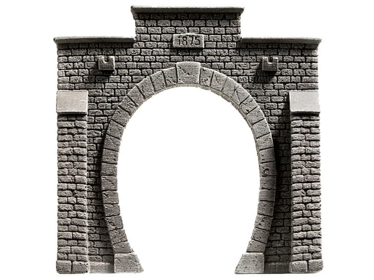 NOCH 58051, Landskap, Alle merker, H0, Grå, 125 mm, 13,5 cm