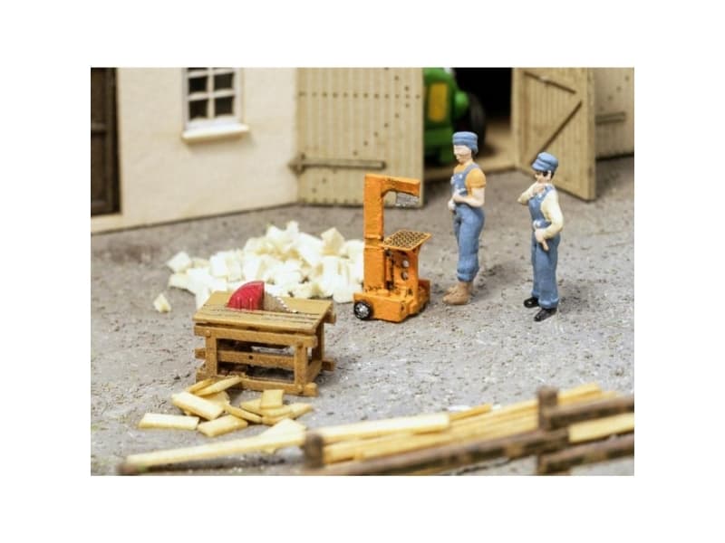 NOCH 3D-minis 0013726 H0 3D-minis træsplitter og rundsav 3D-udskrivningsmodel, Lakeret