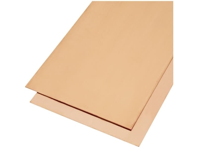 Kobber Plade (L x B) 400 mm x 200 mm 0.8 mm 1 stk