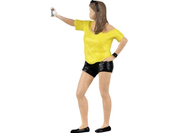 Viessmann H0 Selfie-woman Funktionsmodell