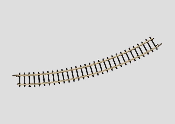 Märklin Curved Track, Spår, Märklin, 6.5 mm, 15 År, 1 styck, Svart, Gul