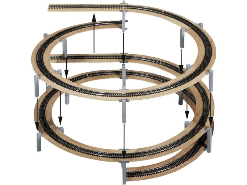 NOCH 0053107 H0 Helix opbygningskreds (B x H) 145 mm x 87 mm 481.2 mm, 542.8 mm