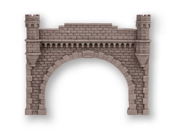 NOCH Tunnel Portal, Tunnel portal, NOCH, 1 styck, Grå, HO (1:87), 175 mm