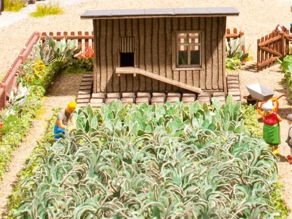 NOCH Vegetable Garden Set, Växter, NOCH, 26 styck, Multifärg, papper, HO (1:87)